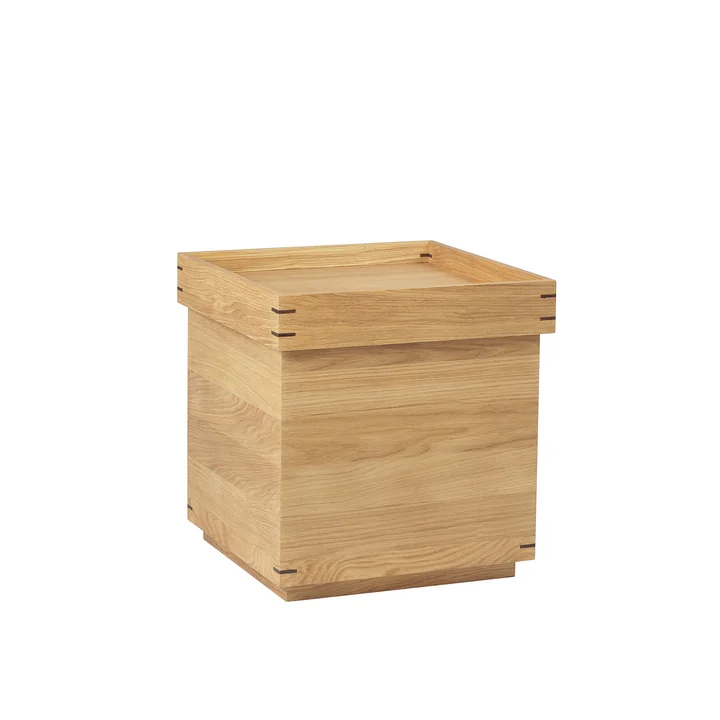 Japanese Tray Table S van Kristina Dam Studio in geolied eiken (donker)