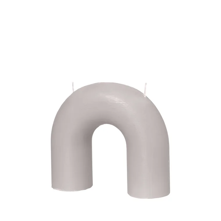 Bend Candle van Broste Copenhagen in de design regenachtige dag