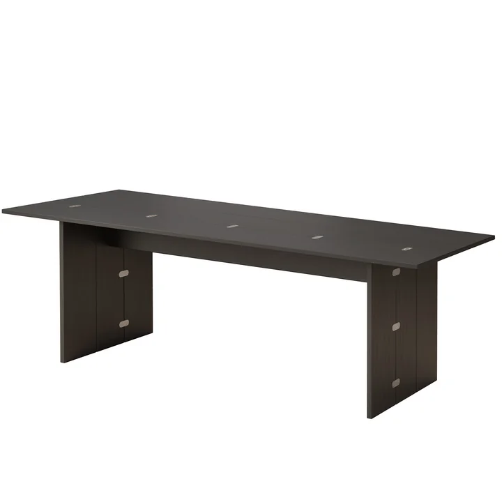 Flip Tafel 230 x 90 cm, zwart gebeitst eikenhout van Design House Stockholm