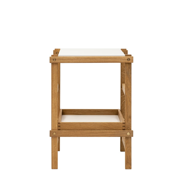 Frame Plank klein, 42,2 x 39 x 58 cm, eiken / wit van Design House Stockholm