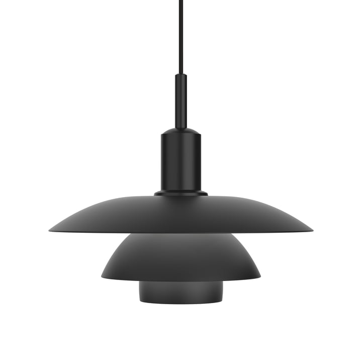PH 5/5 Hanglamp, zwart aluminium van Louis Poulsen