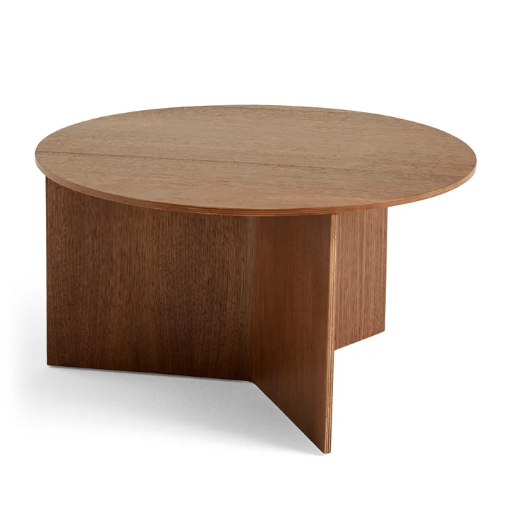 HAY - Snijtafel Rond XL, Ø 65 x H 35,5 cm, naturel walnoot