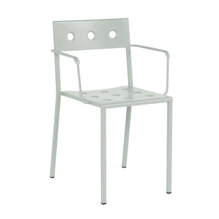 Balcony Fauteuil, desert green door HAY