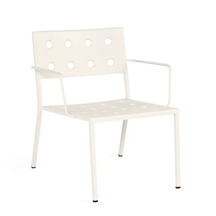 Balcony Lounge Fauteuil, krijt beige by HAY