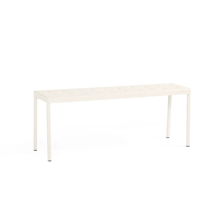 Balcony Bank, L 119,5 cm, krijt beige van HAY