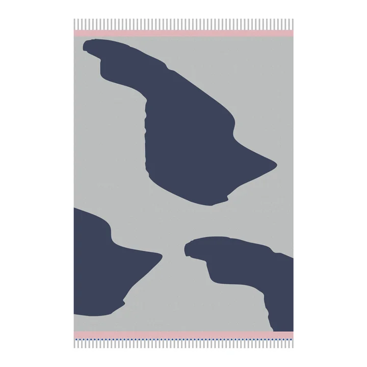 Gallery Deken 125 x 170 cm, lichtgrijs van Mette Ditmer