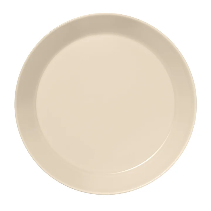 Teema bord plat Ø 26 cm, linnen van Iittala
