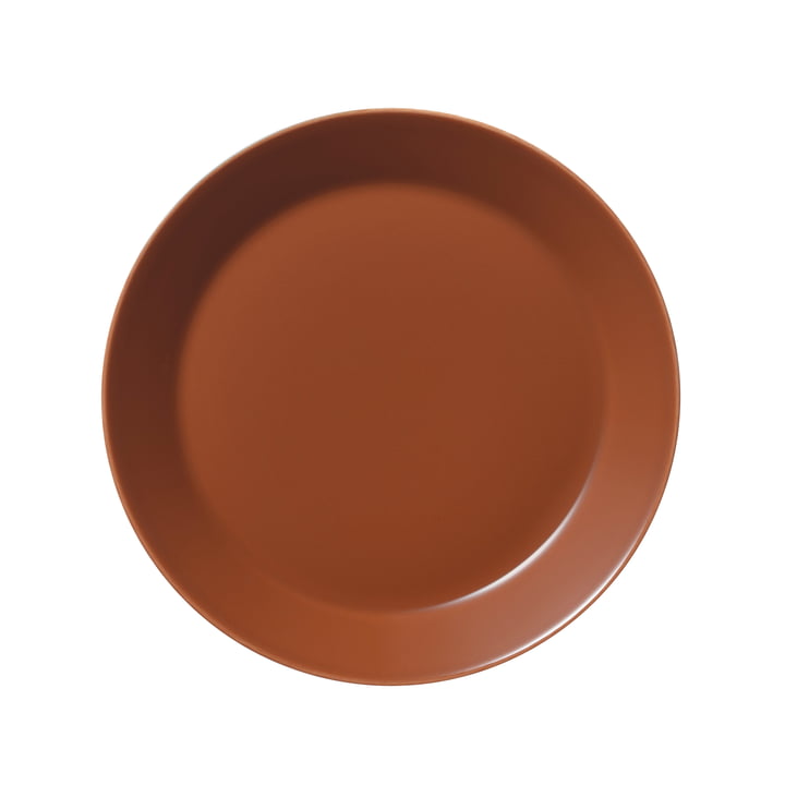 Teema bord plat Ø 21 cm, vintage bruin van Iittala