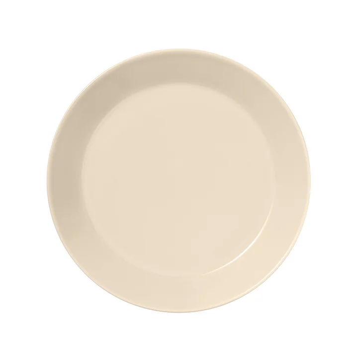 Teema bord plat Ø 21 cm, linnen van Iittala