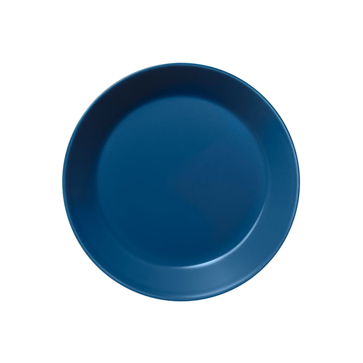 Teema bord plat Ø 17 cm, vintage blauw van Iittala