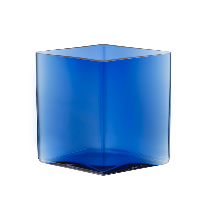 Ruutu Vaas 205 x 180 mm, ultramarijnblauw van Iittala