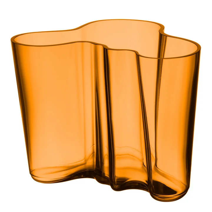 Aalto Vaas Savoy 160 mm, koper van Iittala