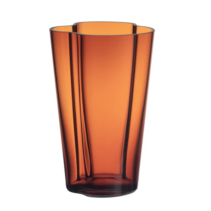 Aalto Vaas Finlandia 220 mm, koper van Iittala