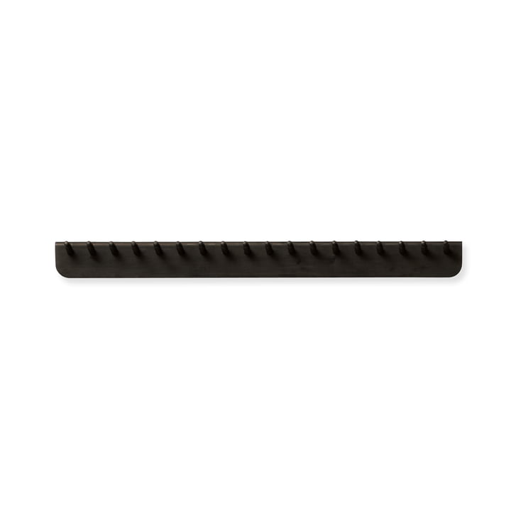 Echo kapstok, L 88 cm, eik zwart gebeitst by Form & Refine