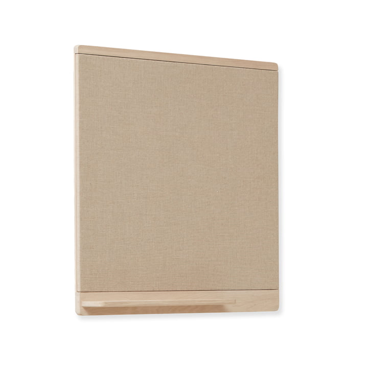 Rim Prikbord, 75 x 75 cm, eiken wit gepigmenteerd door Form & Refine