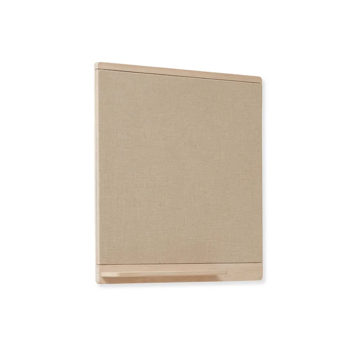 Rim Prikbord, 75 x 75 cm, eiken wit gepigmenteerd door Form & Refine