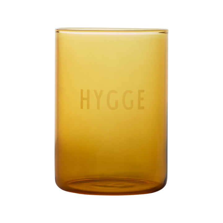 AJ Favourite Drinkglas in Hygge / sugar brown van Design Letters .
