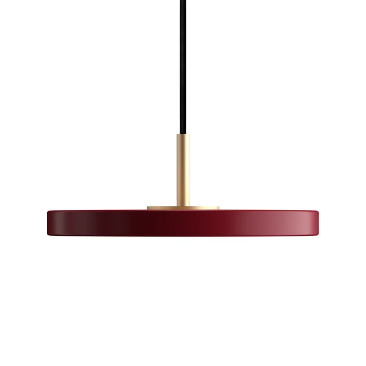 Asteria Micro LED hanglamp in messing / ruby red van Umage