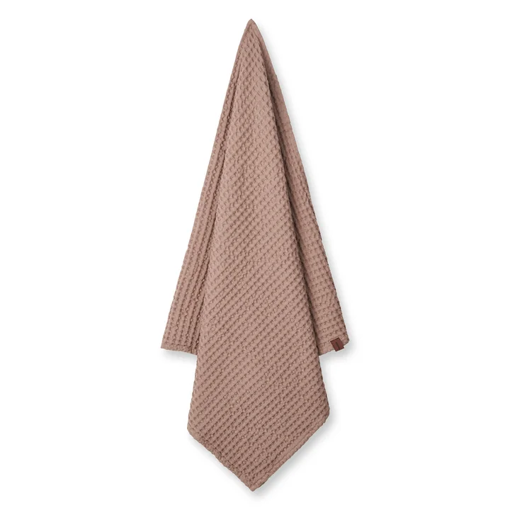 Badhanddoek met wafelstructuur, 70 x 135 cm, latte by Humdakin