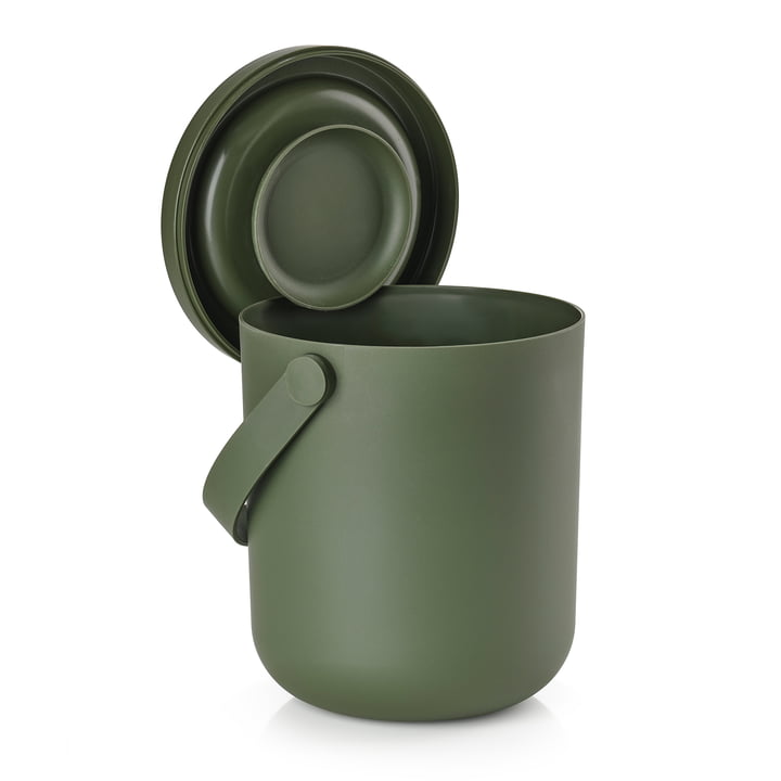 Circular Bak voor organisch afval, 3 liter, garden green van Zone Denmark