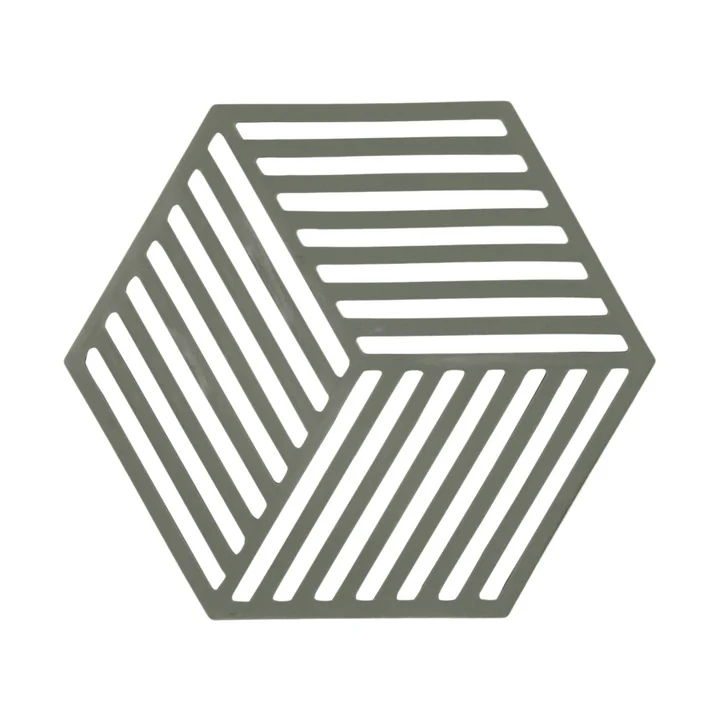 Hexagon Onderzetter, olive taupe van Zone Denmark