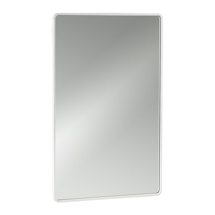 Rim Wandspiegel, 44 x 70 cm, wit van Zone Denmark