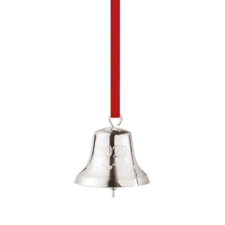 Kerstklok 2022, palladium van Georg Jensen