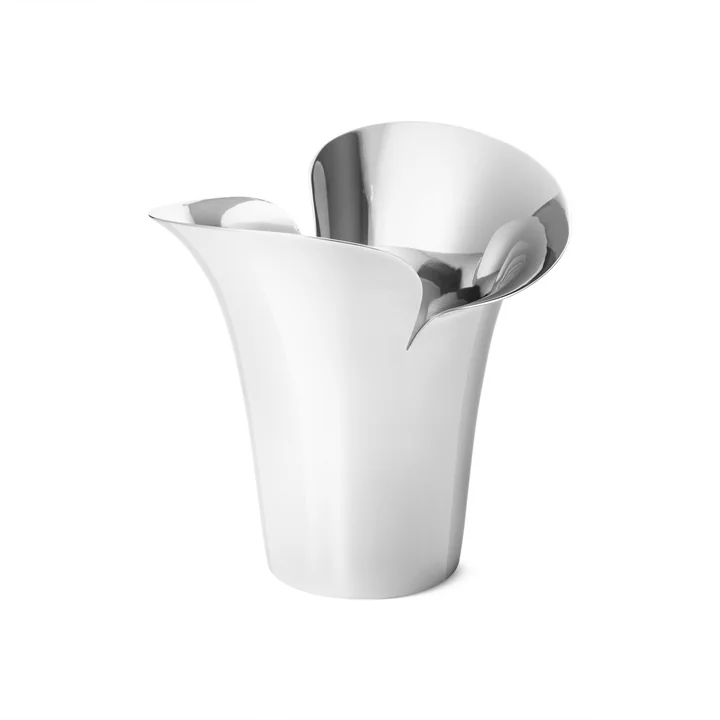 Bloom Botanica bloempot, 120 mm, zilverkleurig by Georg Jensen