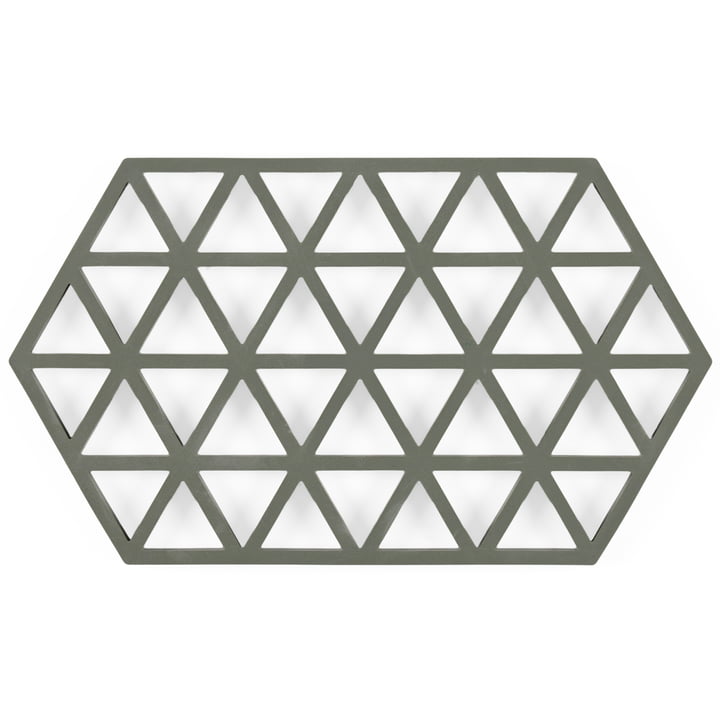 Zone Denmark - Triangle Onderzetter, 24 x 14 cm, olive taupe