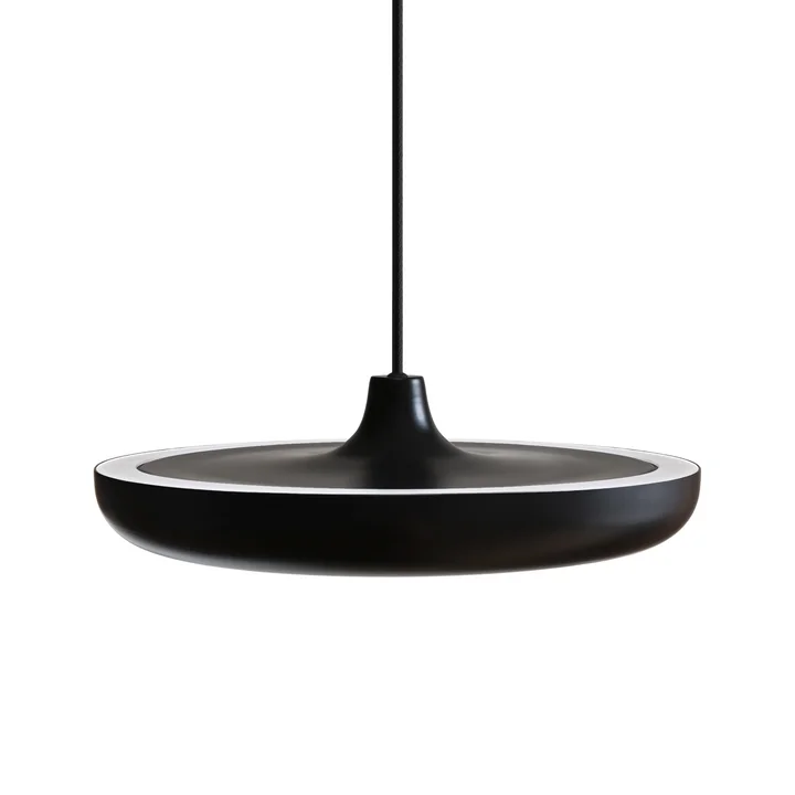 De pendelarmatuur Cassini Medium LED van Umage in zwart