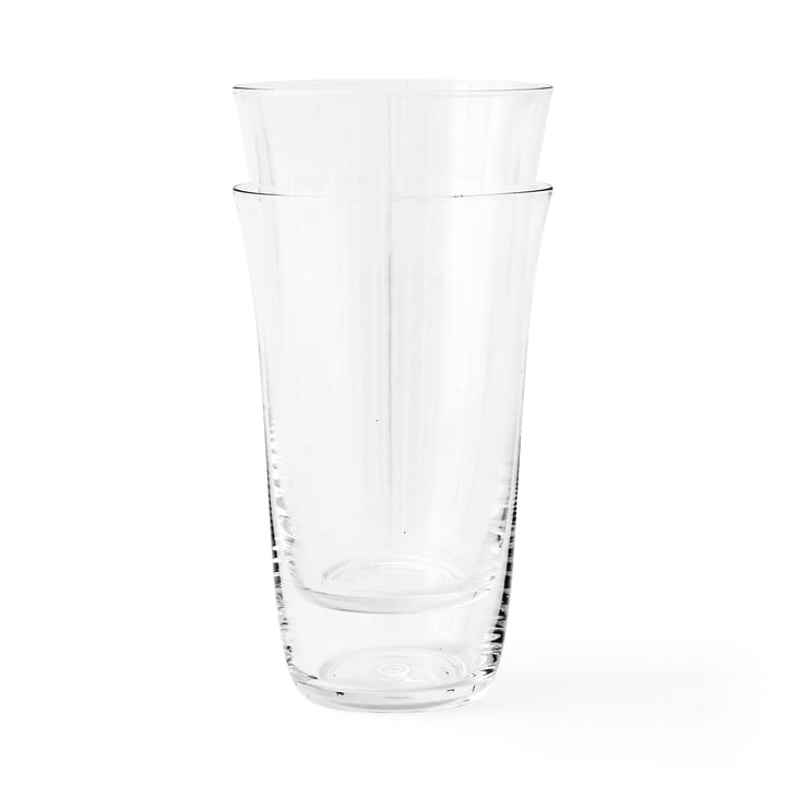 Strandgade Drinkglas H 14 cm, transparant (set van 2) van Audo