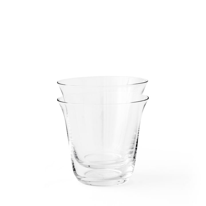 Strandgade Drinkglas H 9 cm, transparant (set van 2) van Audo