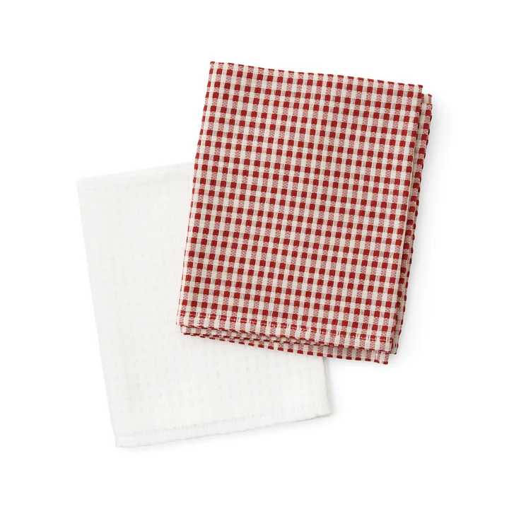 Troides Theedoek 40 x 67 cm, burnt sienna (set van 2) van Audo