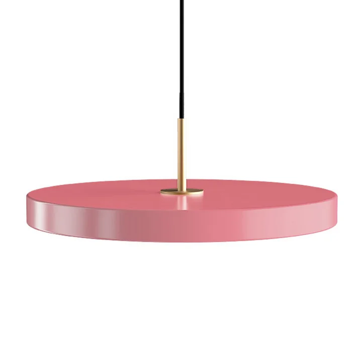 De Asteria LED hanglamp van Umage , messing / nuance roos