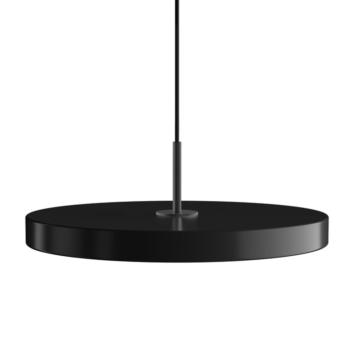 De Asteria LED hanglamp van Umage in zwart / zwart
