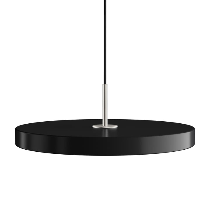 De Asteria LED hanglamp van Umage in staal / zwart