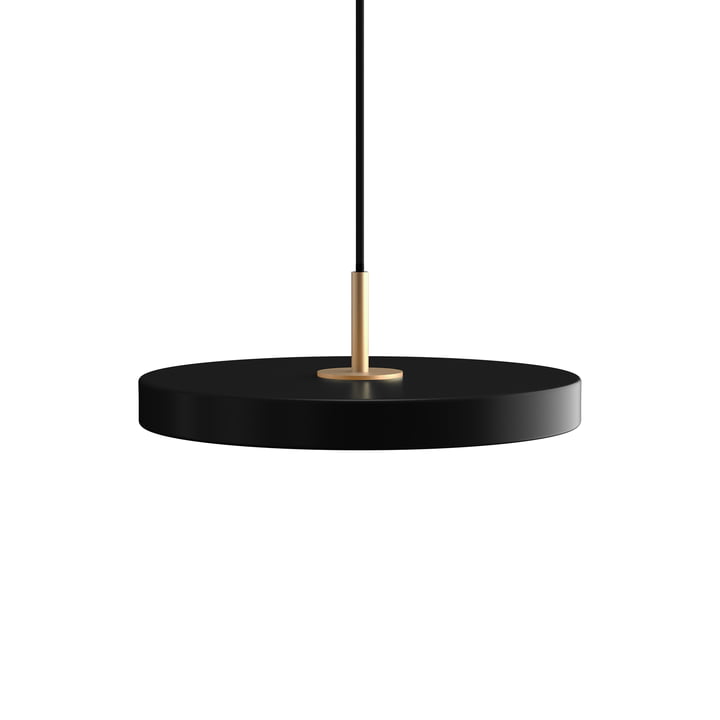 De Asteria Mini LED hanglamp van Umage in messing / zwart