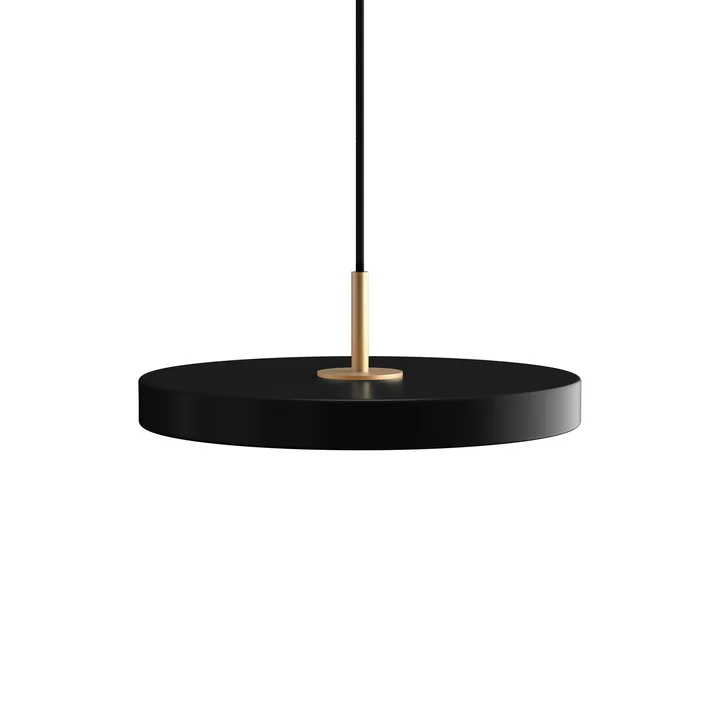 De Asteria Mini LED hanglamp van Umage in messing / zwart