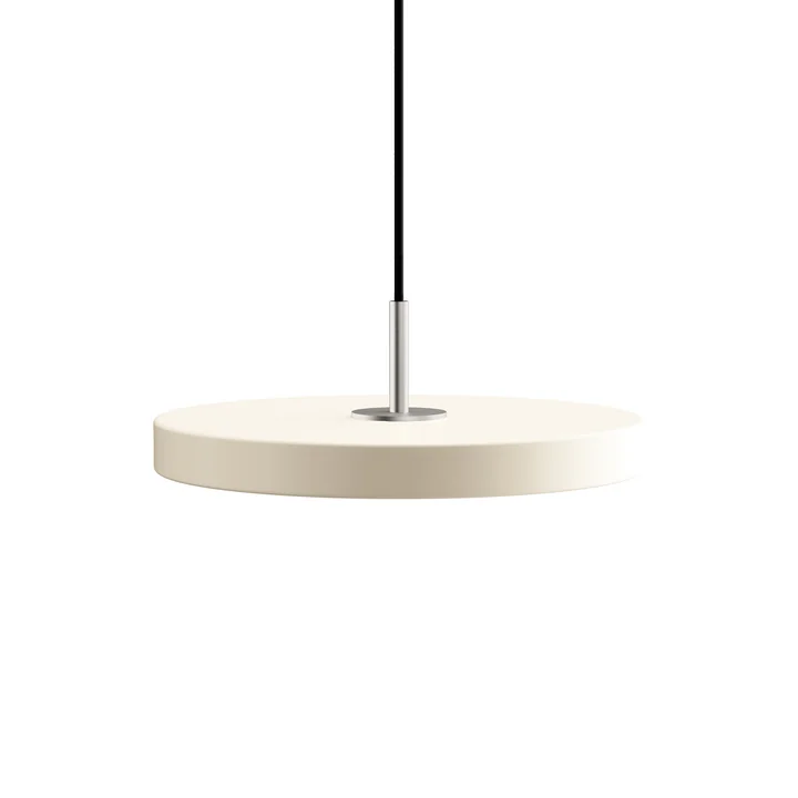 De Asteria Mini LED hanglamp van Umage in staal / aluminium. pearl