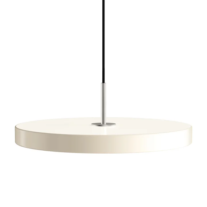 De Asteria LED hanglamp van Umage in staal / pearl