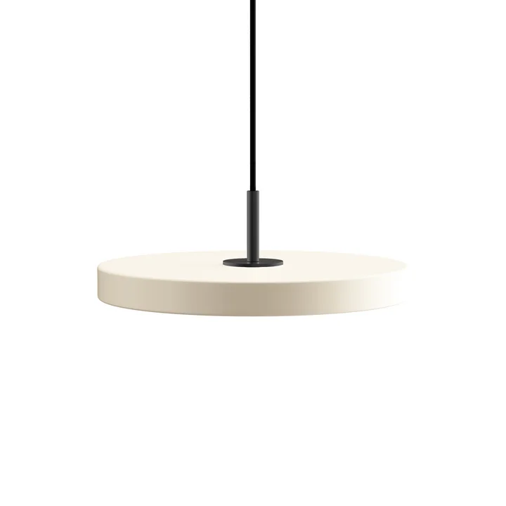 De Asteria Mini LED hanglamp van Umage in zwart/grijs. pearl