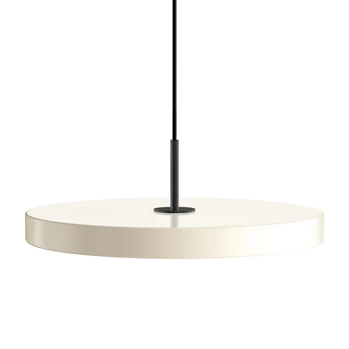 De Asteria LED hanglamp van Umage in zwart / pearl