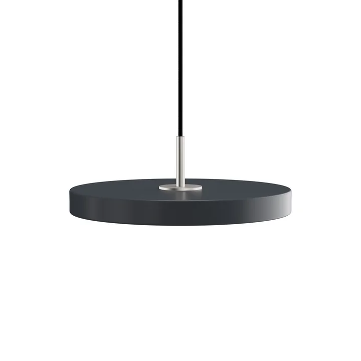 De Asteria Mini LED hanglamp van Umage in staal / antraciet