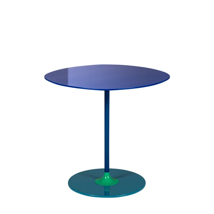 Thierry Bijzettafel Medio, blauw van Kartell