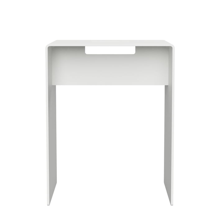 Kruk H 45 cm van Nichba Design in de kleur wit
