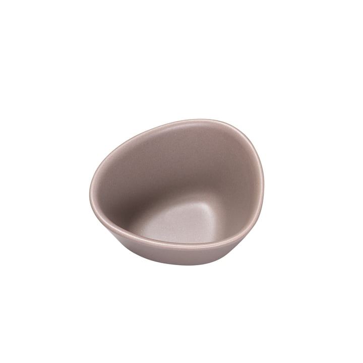 Curve Stoneware Bowl S, 0,2 l in warm grey van LindDNA