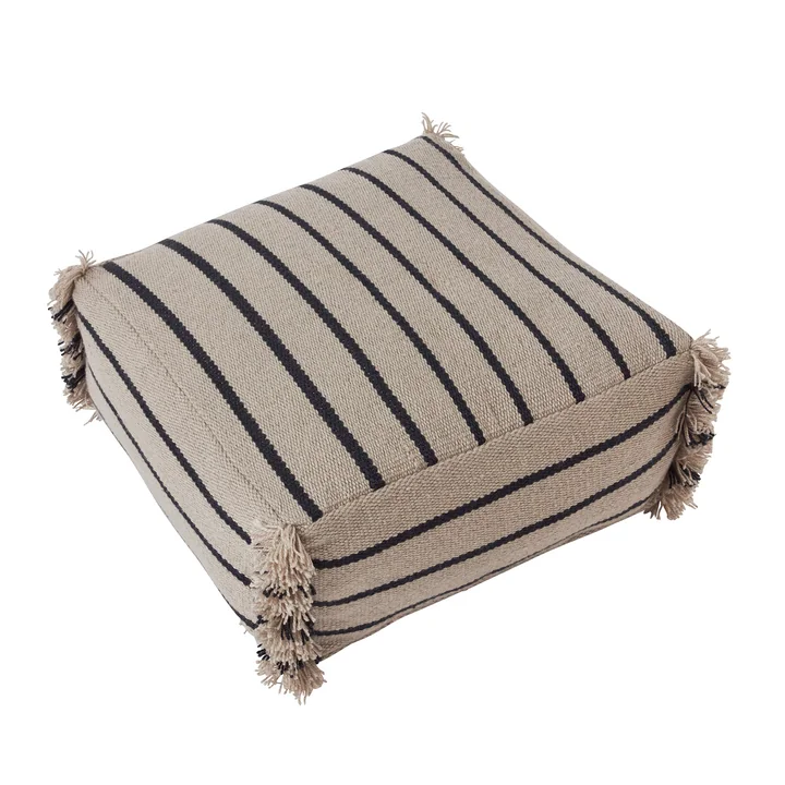 Lina Poef gerecycleerd 62 x 62 cm van OYOY in klei