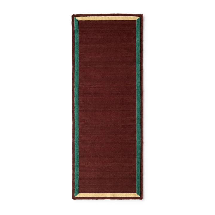Ingelijste AP14 tapijt loper, 90 x 240 cm, pruim van & Tradition