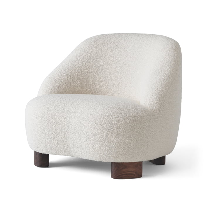 Margas LC1 Lounge Chair, walnoot / ivoor (Karakorum 001) van & Tradition