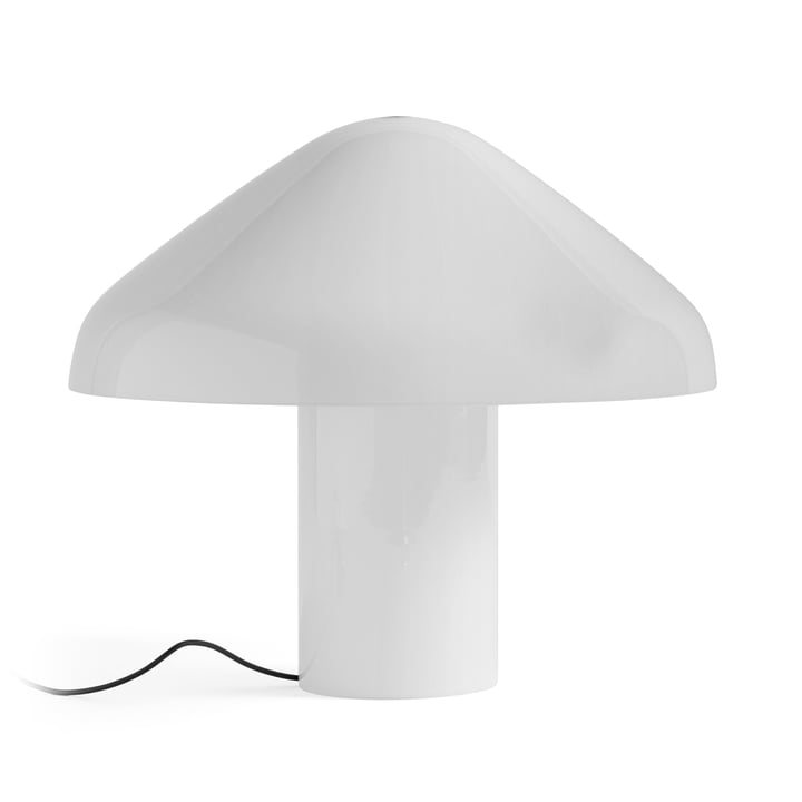 Pao glazen tafellamp van Hay in de kleur wit
